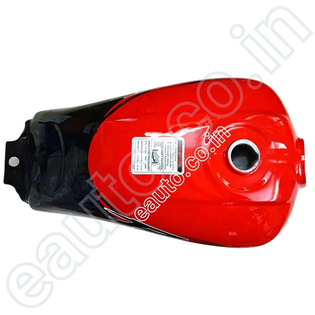 Ensons Petrol Tank for Hero Passion Pro (Red/Black) 2