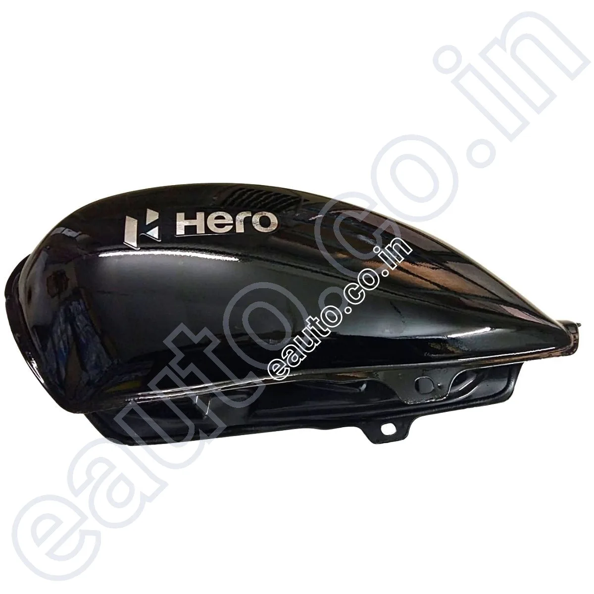 Ensons Petrol Tank for Hero Splendor BS6 | Black | Silver Sticker 2
