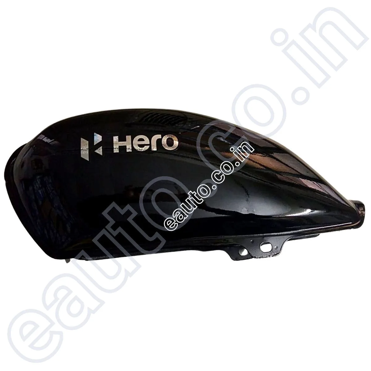 Ensons Petrol Tank for Hero Splendor BS6 | Black | Silver Sticker 4