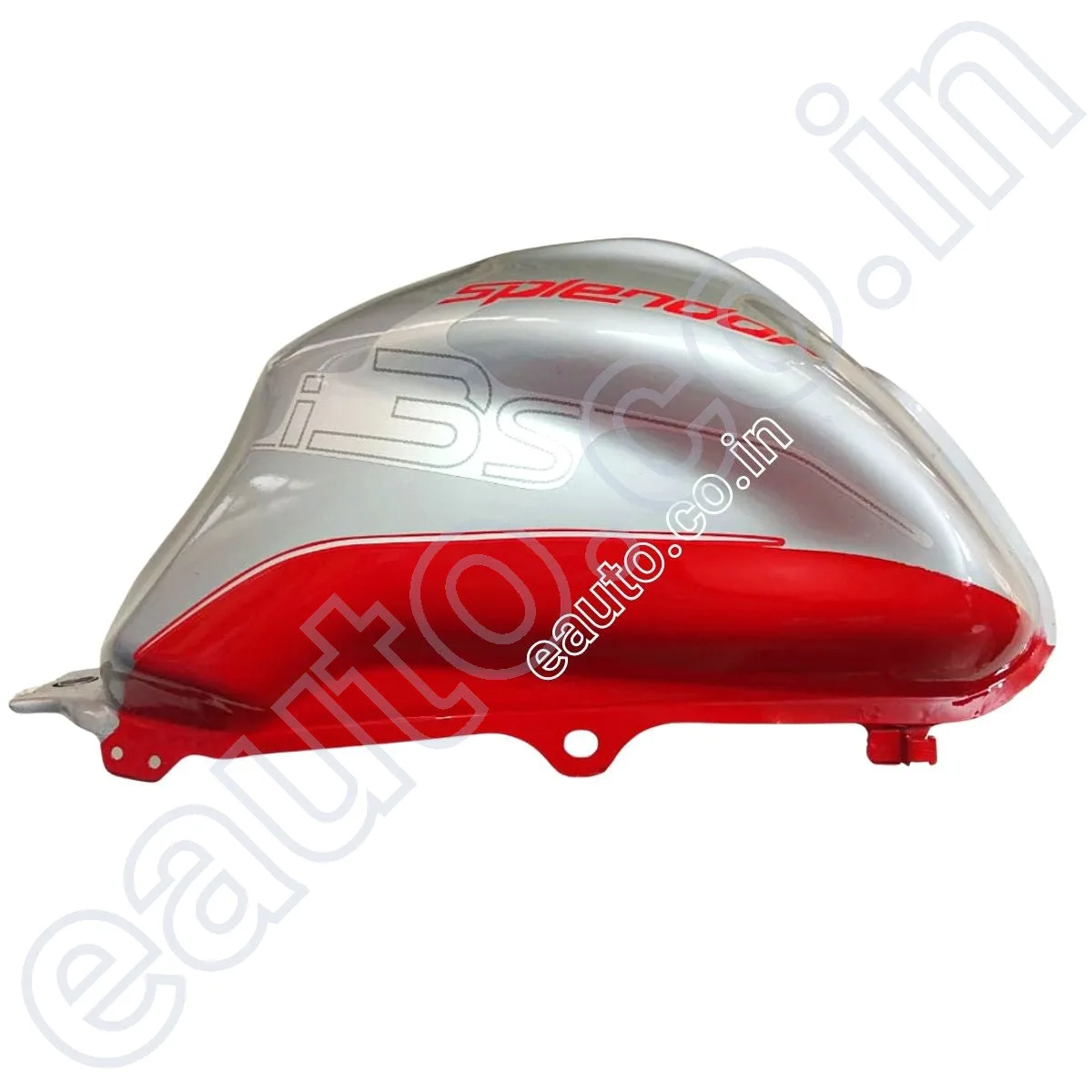 Ensons Petrol Tank for Hero Splendor iSmart 110 | i3s | Silver & Red 2