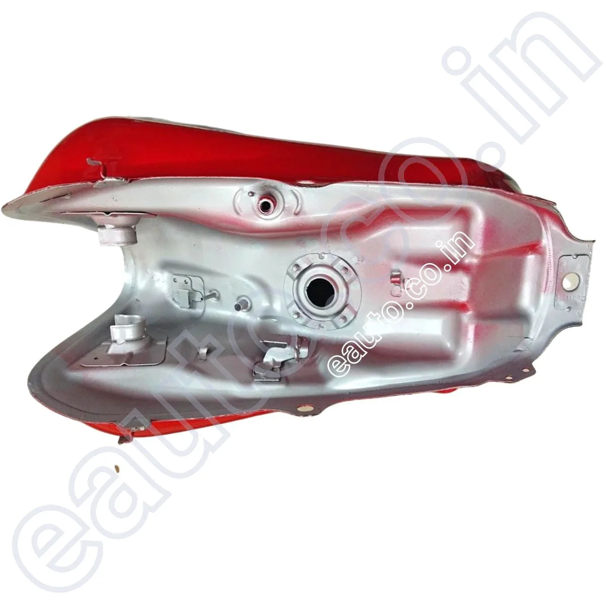 Ensons Petrol Tank for Hero Splendor iSmart 110 | i3s | Silver & Red 3