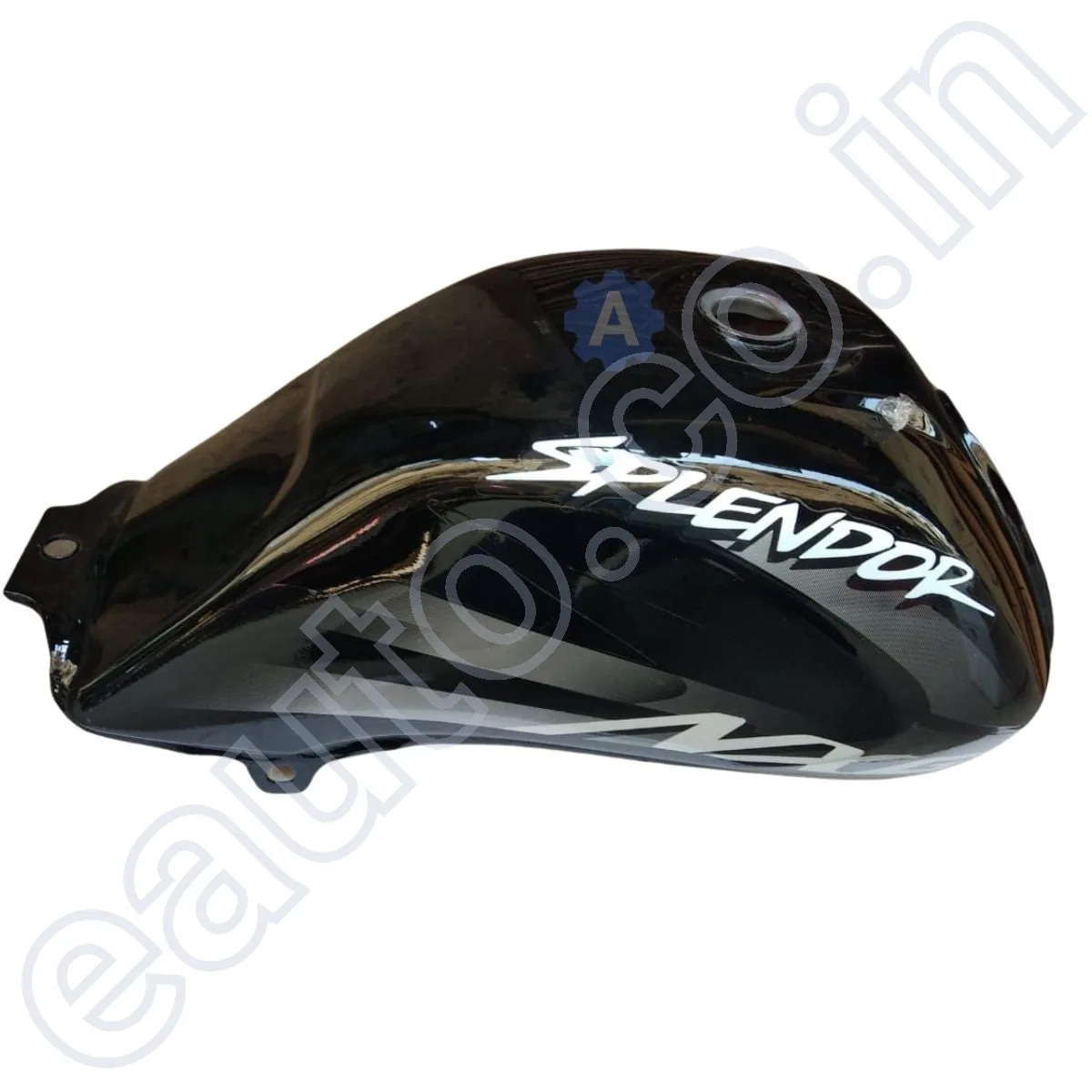 Ensons Petrol Tank for Hero Splendor NXG (Black/Silver) 2