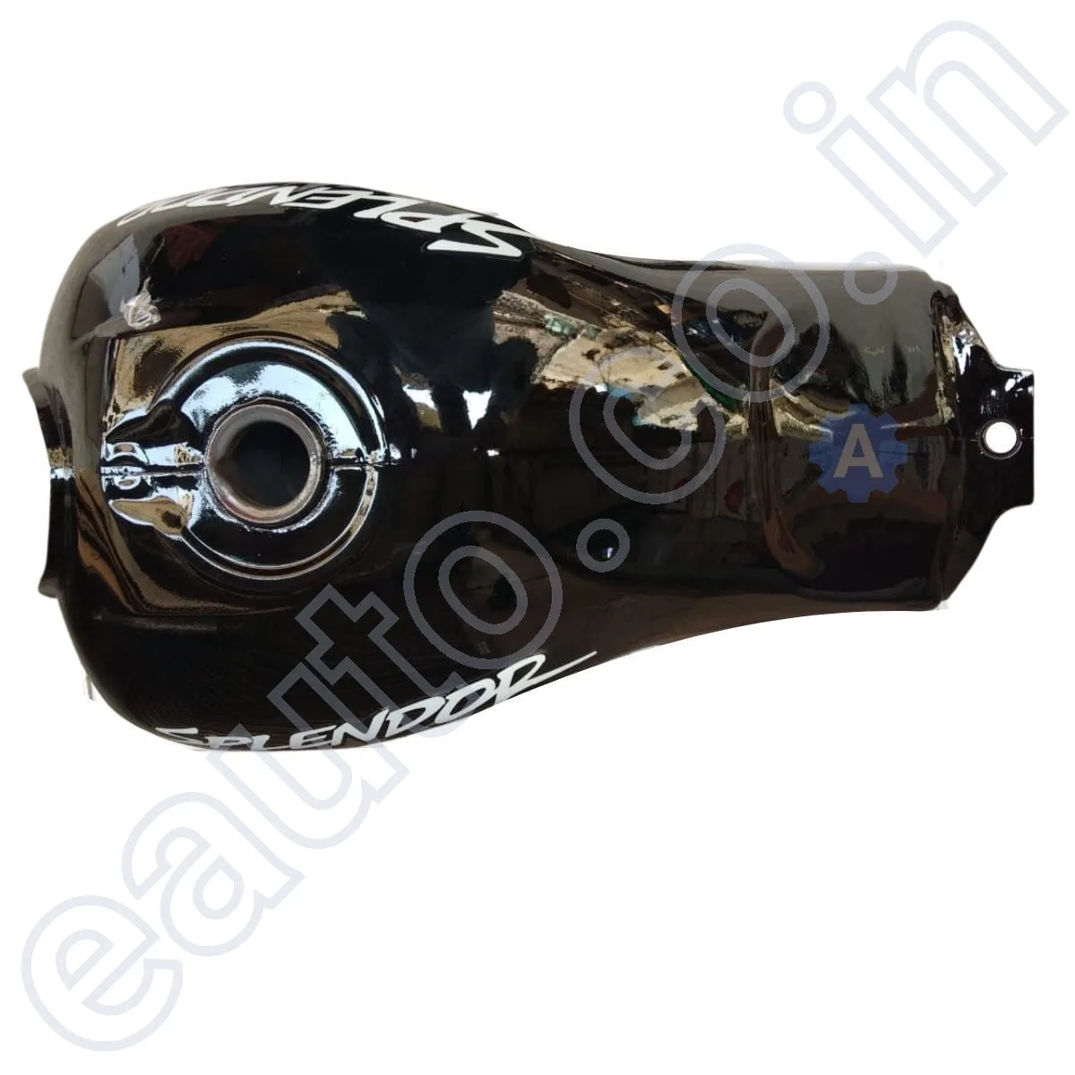 Ensons Petrol Tank for Hero Splendor NXG (Black/Silver) 3