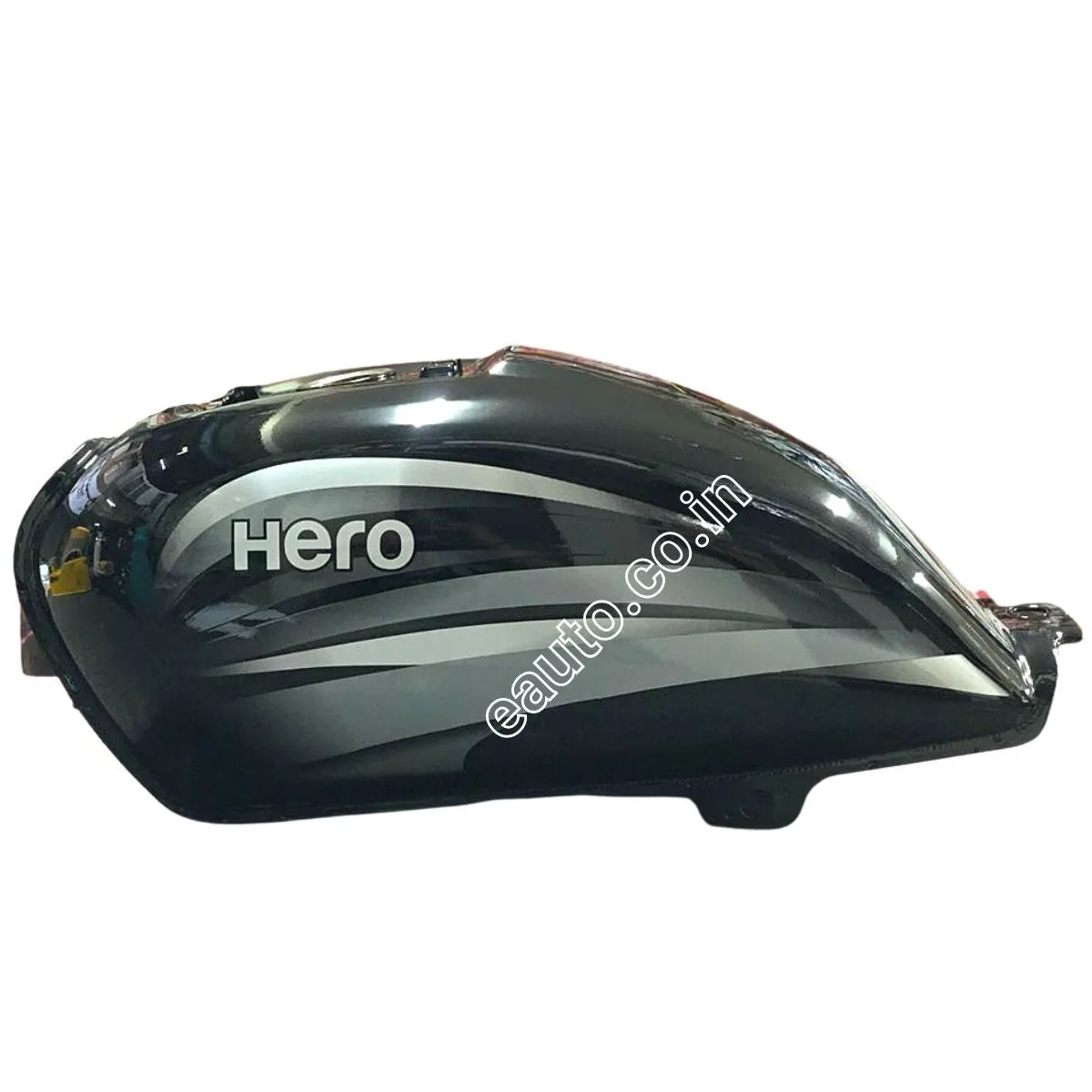 Ensons Petrol Tank for Hero Splendor Plus BS4 2018 Model | Black & Grey