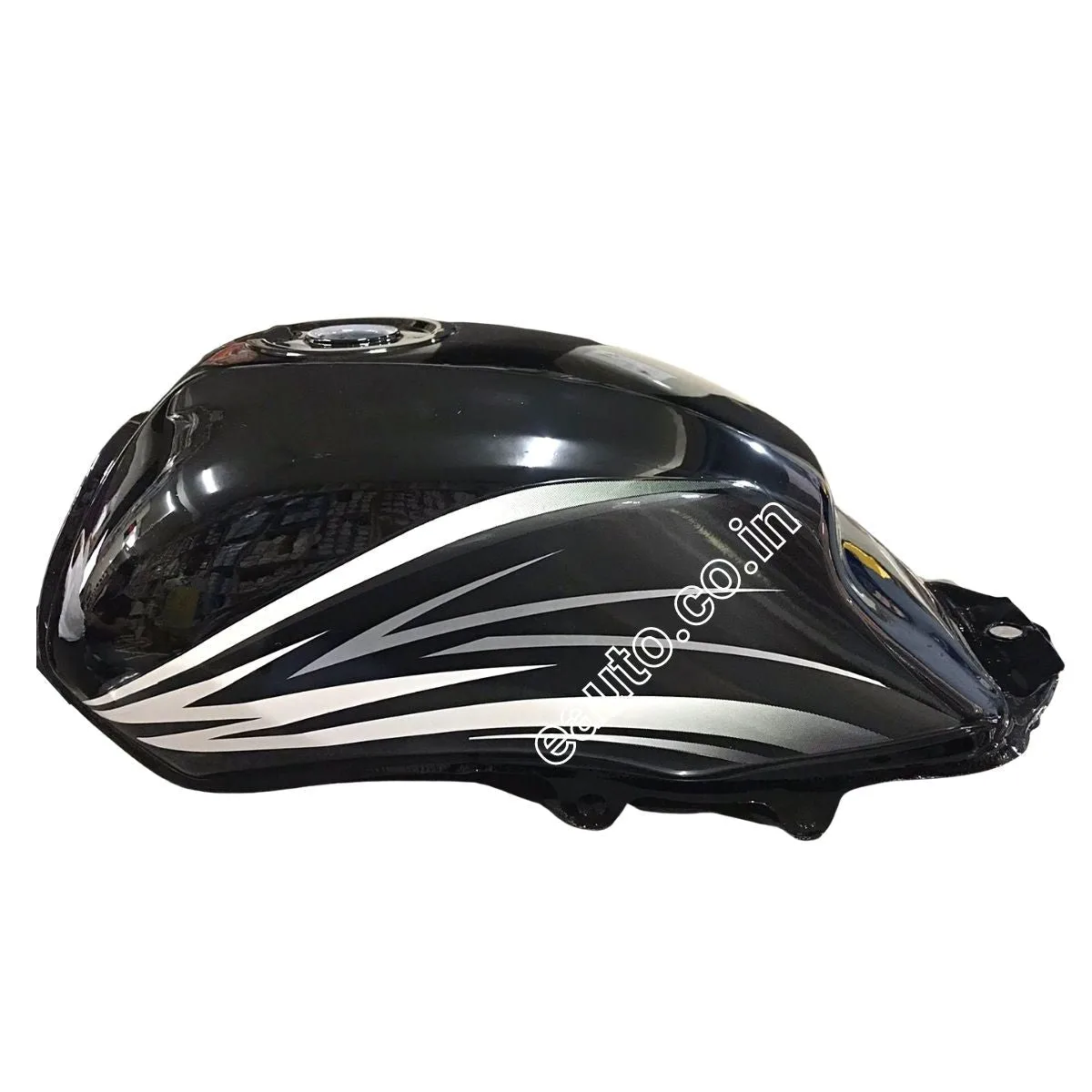 Ensons Petrol Tank for Honda Dream Yuga | Black & Grey 2