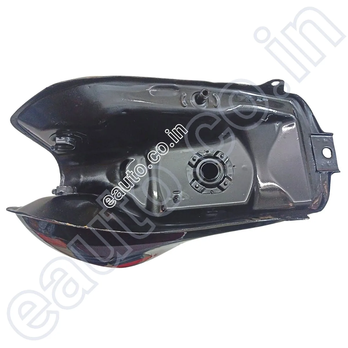 Ensons Petrol Tank for Honda Shine BS4 | Black with Red Sticker 3