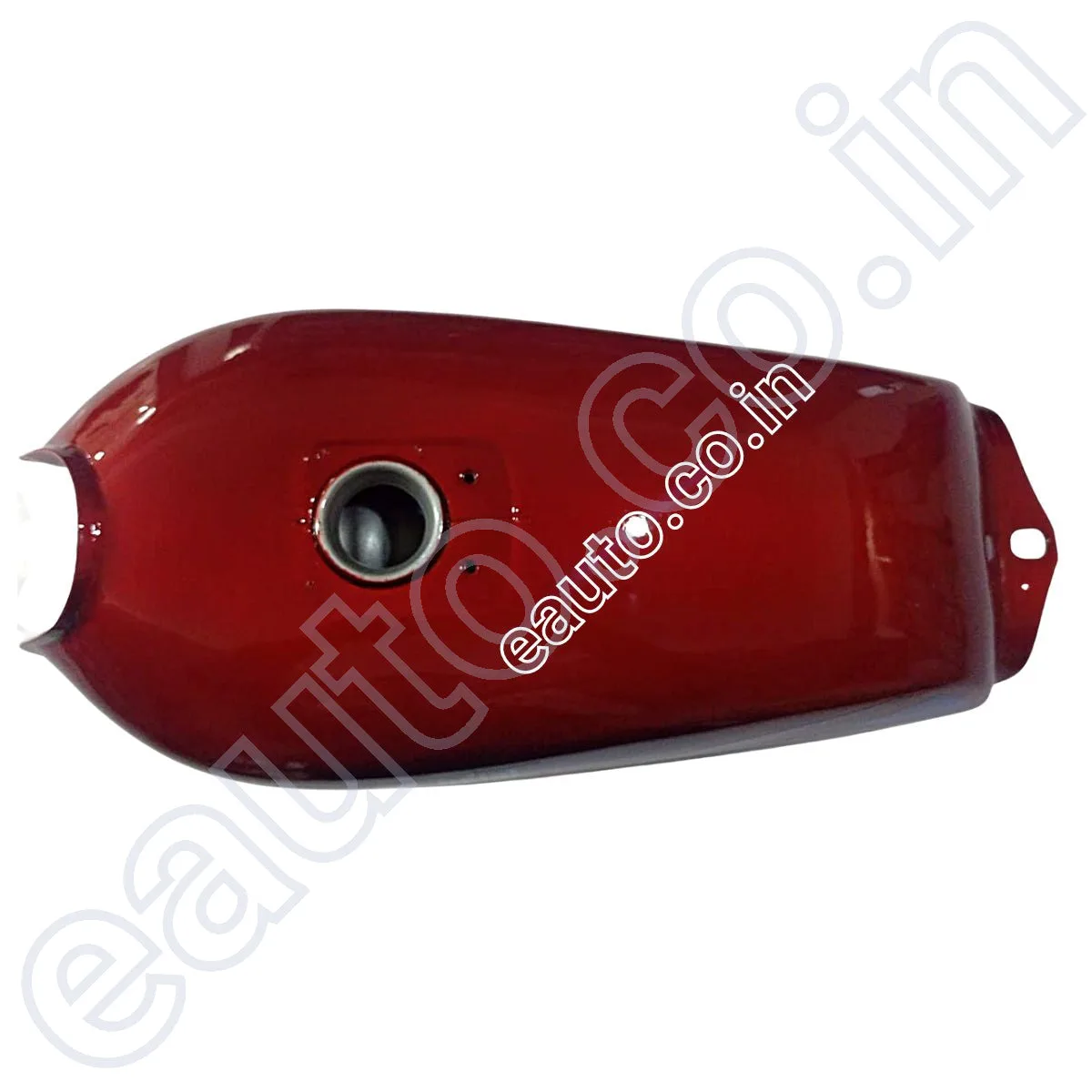 Ensons Petrol Tank for Kawasaki Bajaj 4S Champion | KB4S | Red | Blue & White Sticker 3