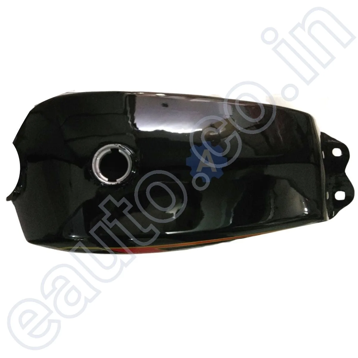 Ensons Petrol Tank for Suzuki MAX 100 (Black/Red) 2