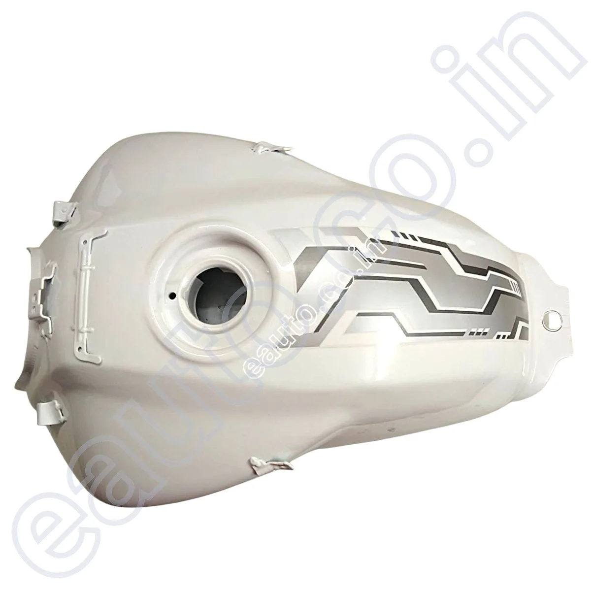 Ensons Petrol Tank for TVS Apache RTR 180 BS6 (2020-Cont.) | White 2