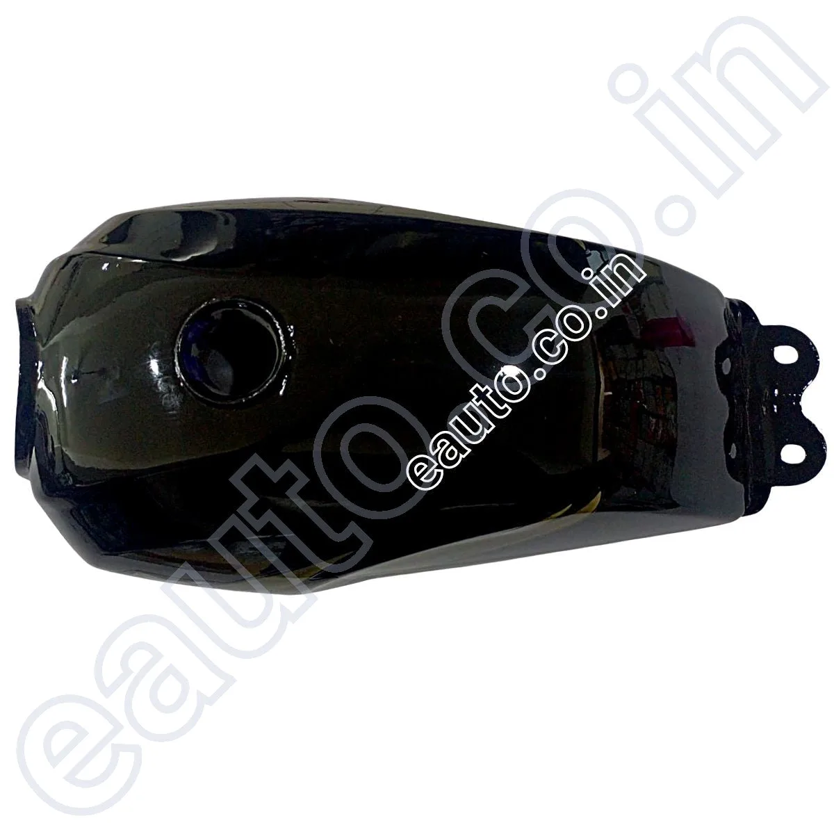 Ensons Petrol Tank for TVS Victor GL | Black with Golden Sticker 4