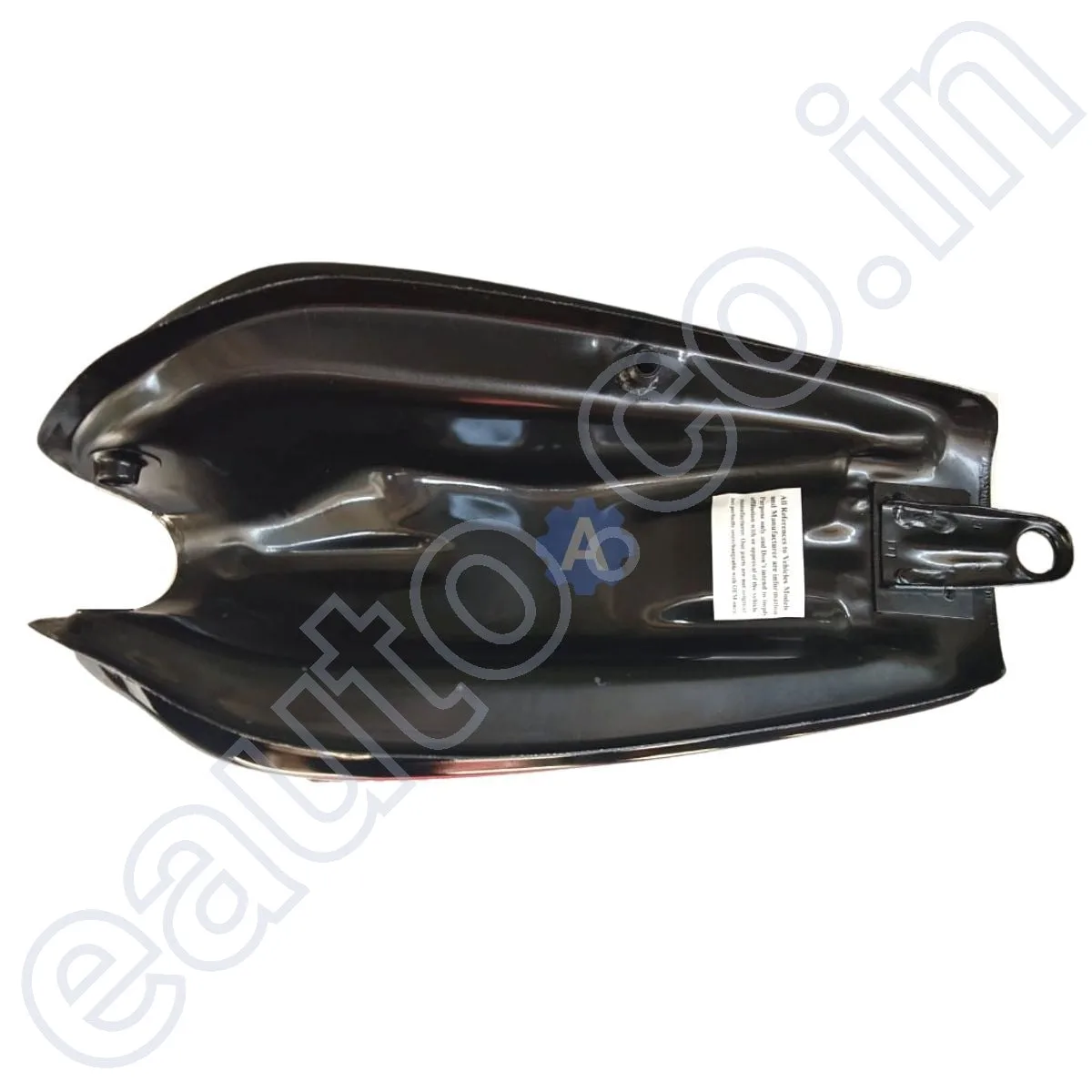 Ensons Petrol Tank for Yamaha RX100/ RX135/ RXG (Black/Golden) 4