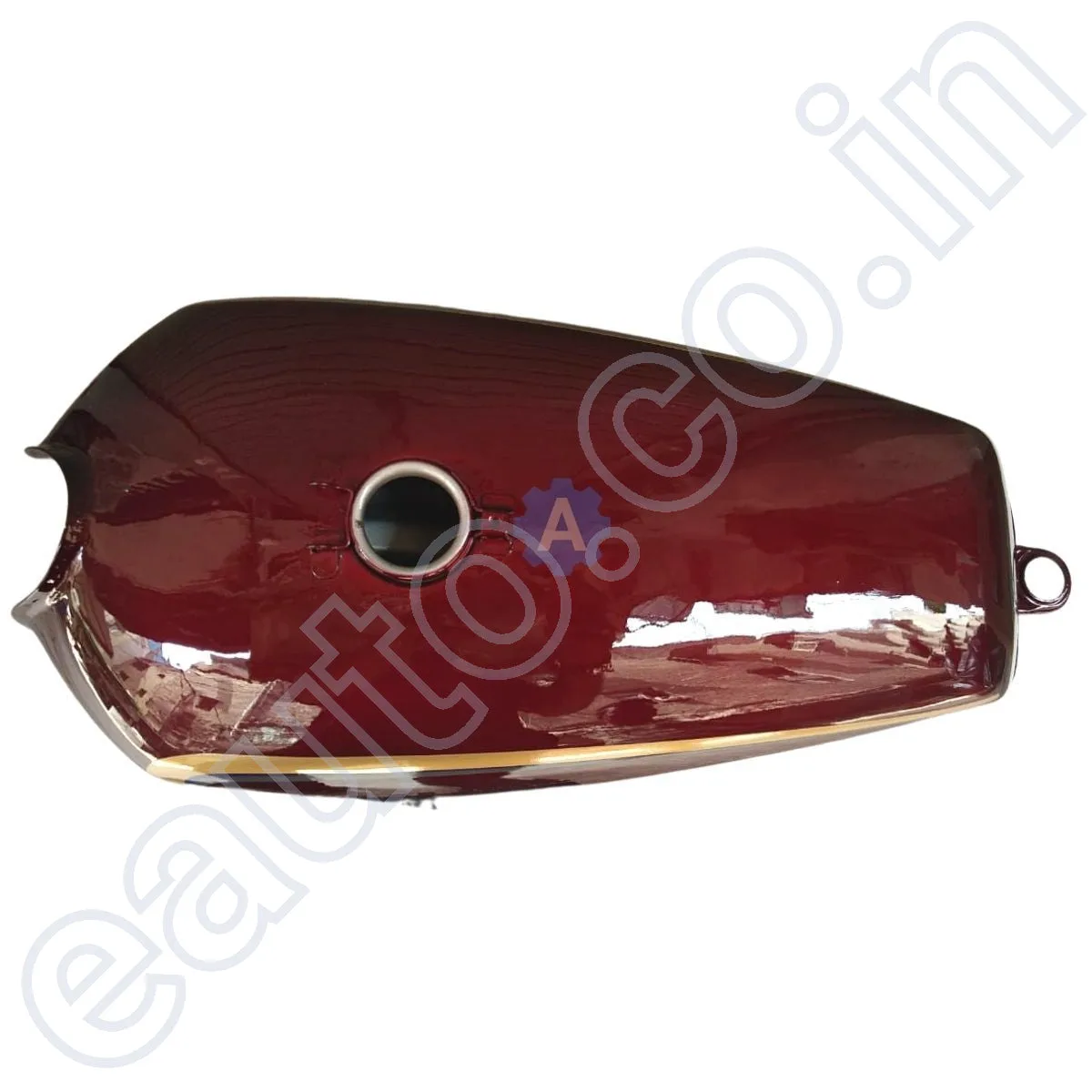 Ensons Petrol Tank for Yamaha RX100/ RX135/ RXG (Wine Red/Golden) 2