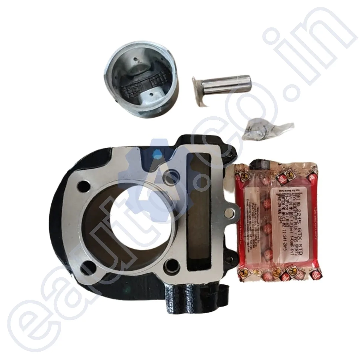 GOETZE Engine Block Kit for TVS Scooty Pep Plus | Streak | Bore Piston or Cylinder Piston | 51 mm Dia. 2