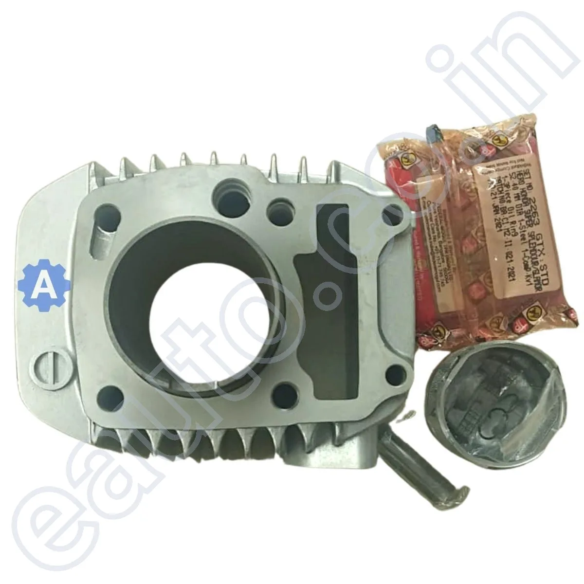 GOETZE Piston Cylinder Kit for Hero Super Splendor | Glamour | Bore Piston or Block | Silver 2