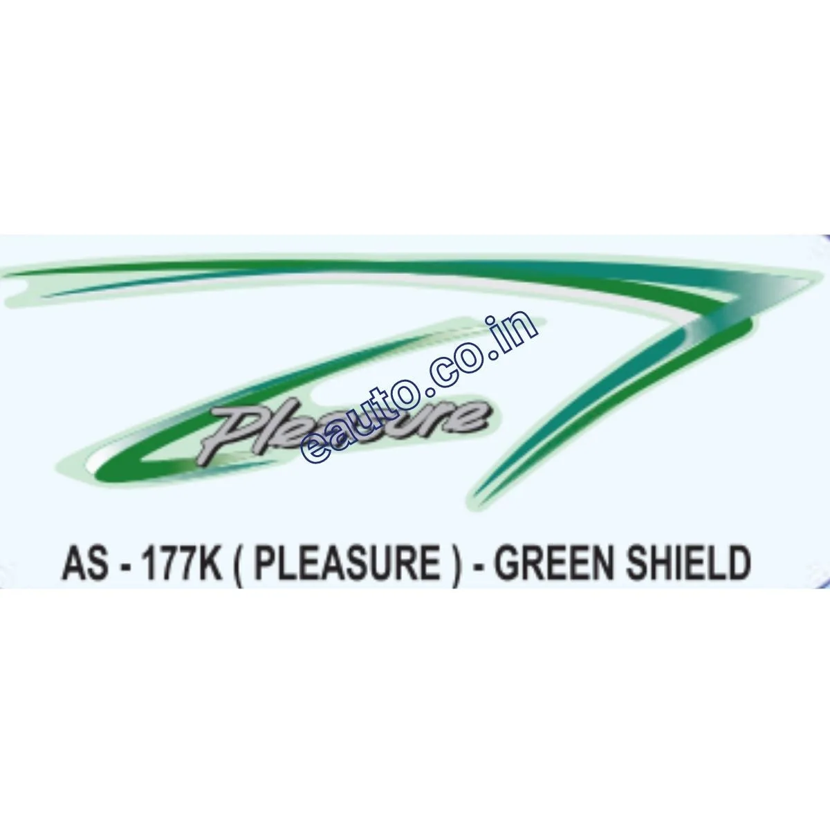 Graphics Sticker Set for Hero Honda Pleasure | Green Sticker | Both Sides