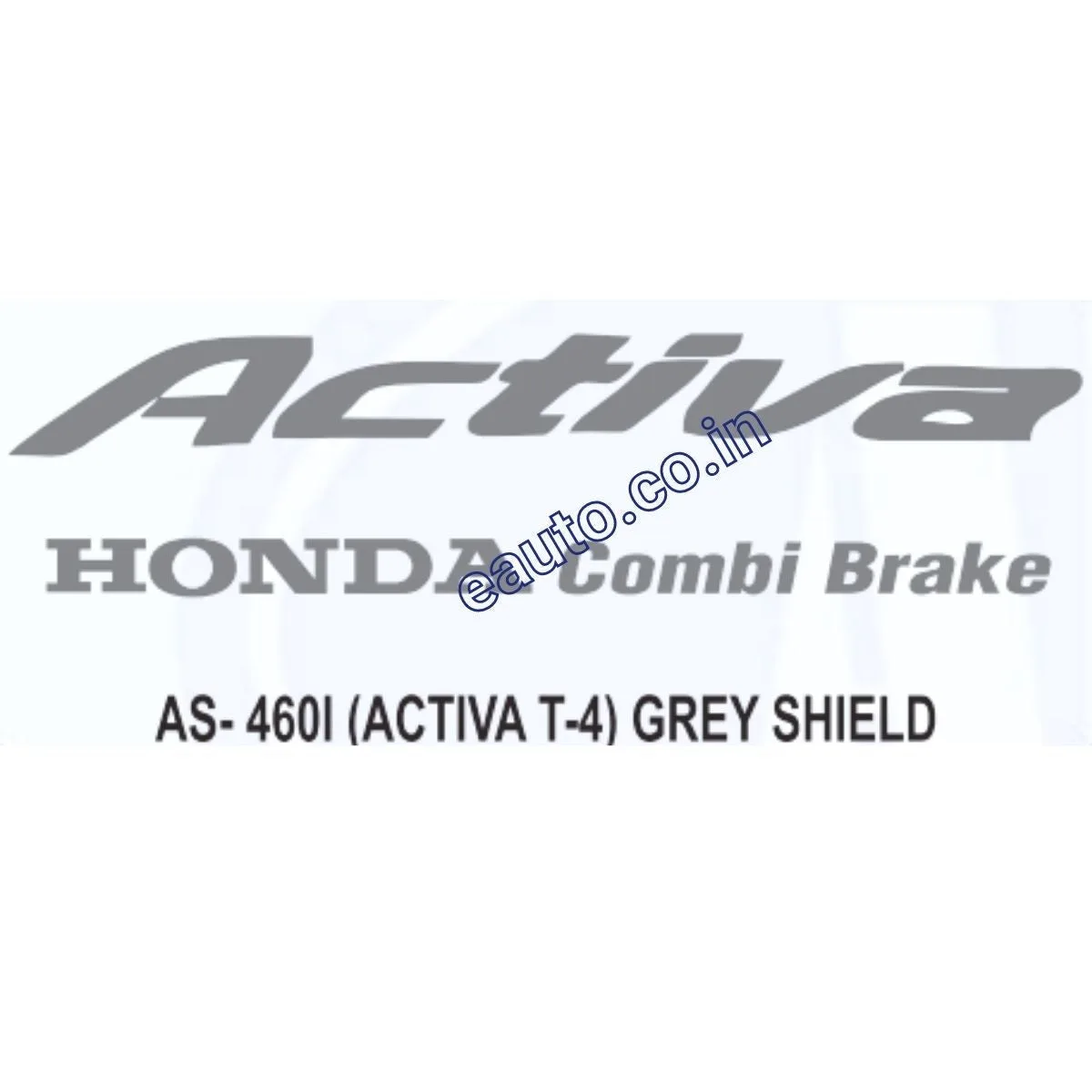 Graphics Sticker Set for Honda Activa | Combi Brake Type 4 | Grey Sticker | Both Sides