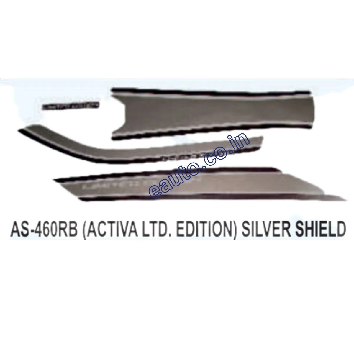Graphics Sticker Set for Honda Activa | Limited Edition | Silver Sticker | Both Sides