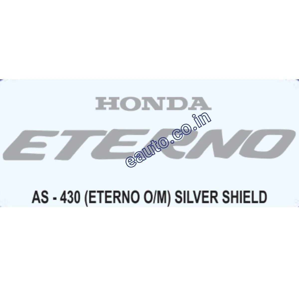 Graphics Sticker Set for Honda Eterno | Old Model | Silver Sticker | Both Sides