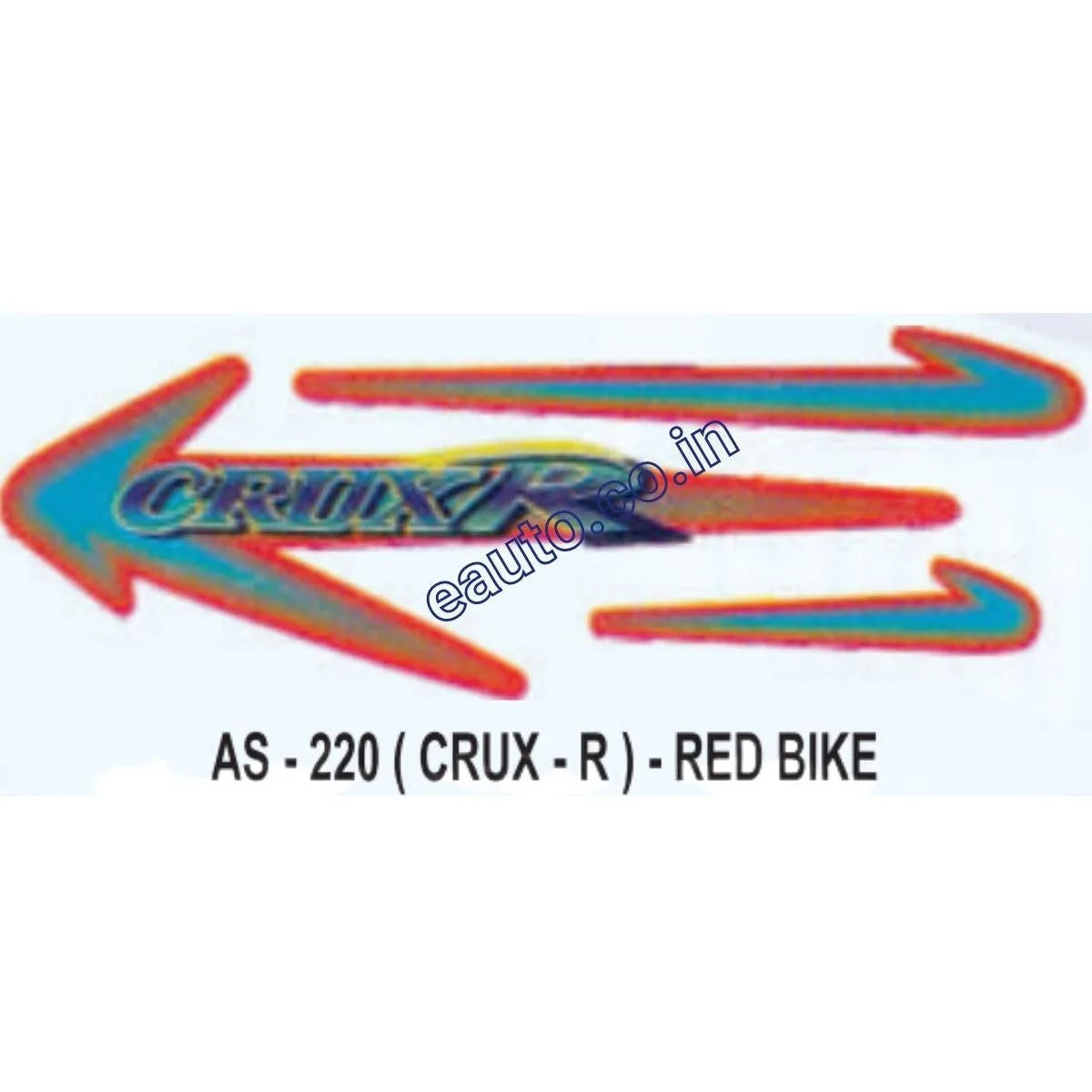 Graphics Sticker Set for Yamaha Crux R | Red Vehicle | Both Sides