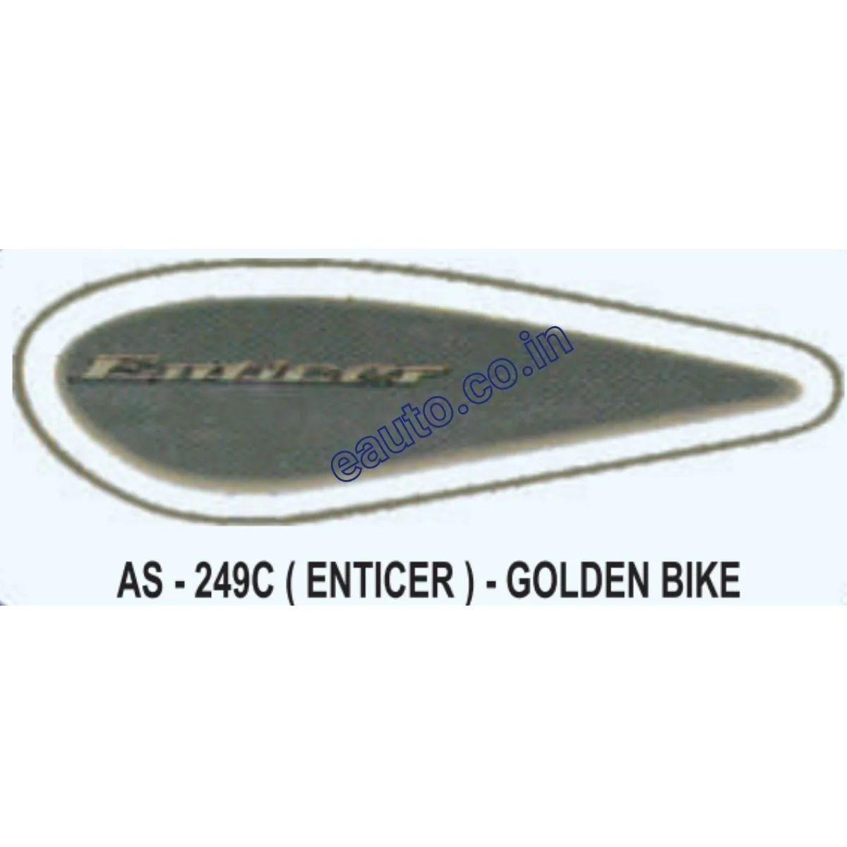 Graphics Sticker Set for Yamaha Enticer | Golden Vehicle | Both Sides