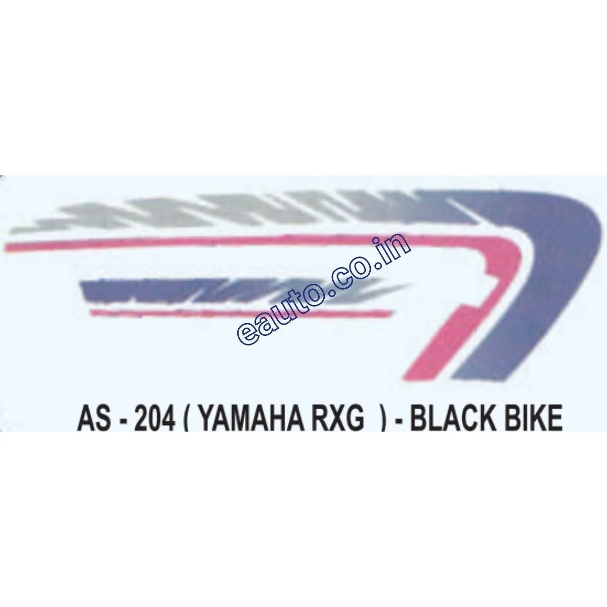 Graphics Sticker Set for Yamaha RXG | Black Vehicle | Both Sides