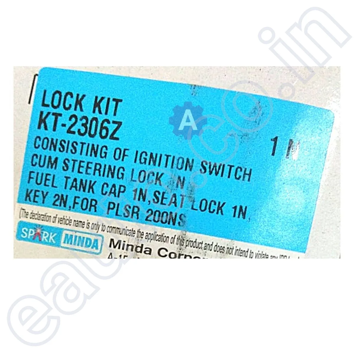 MINDA Lock Set (For Bajaj Pulsar 200 NS) | Set of 3 | Only BS3 Models 3