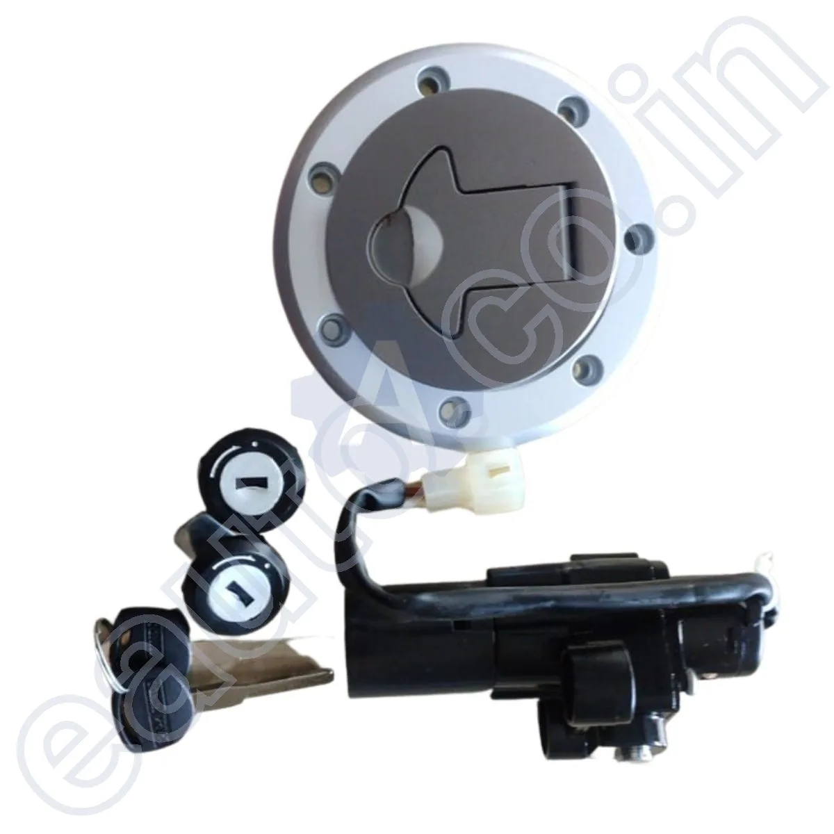 MINDA Lock Set for Bajaj Pulsar 220CC (With Tank Cap) 3
