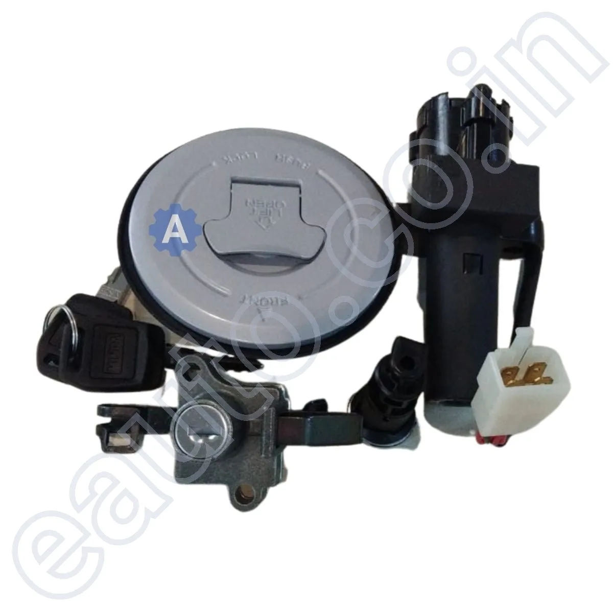 MINDA Lock Set For Hero Glamour | New Model | 4 PIN Coupler 2