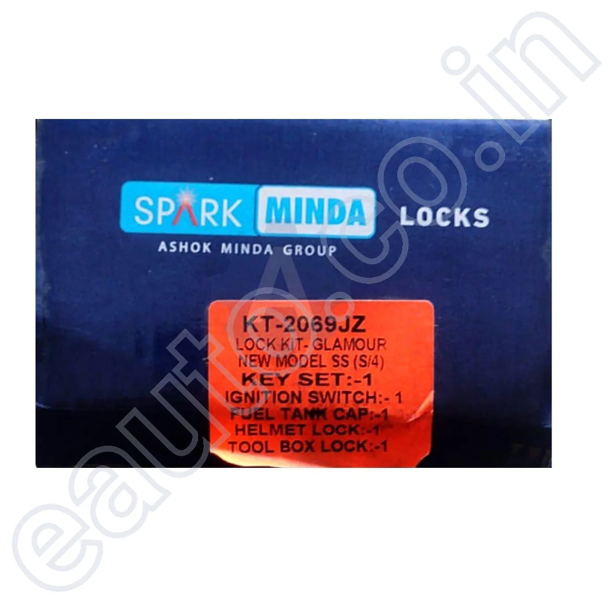 MINDA Lock Set for Hero Glamour New Model Self Start | 2 PIN 2
