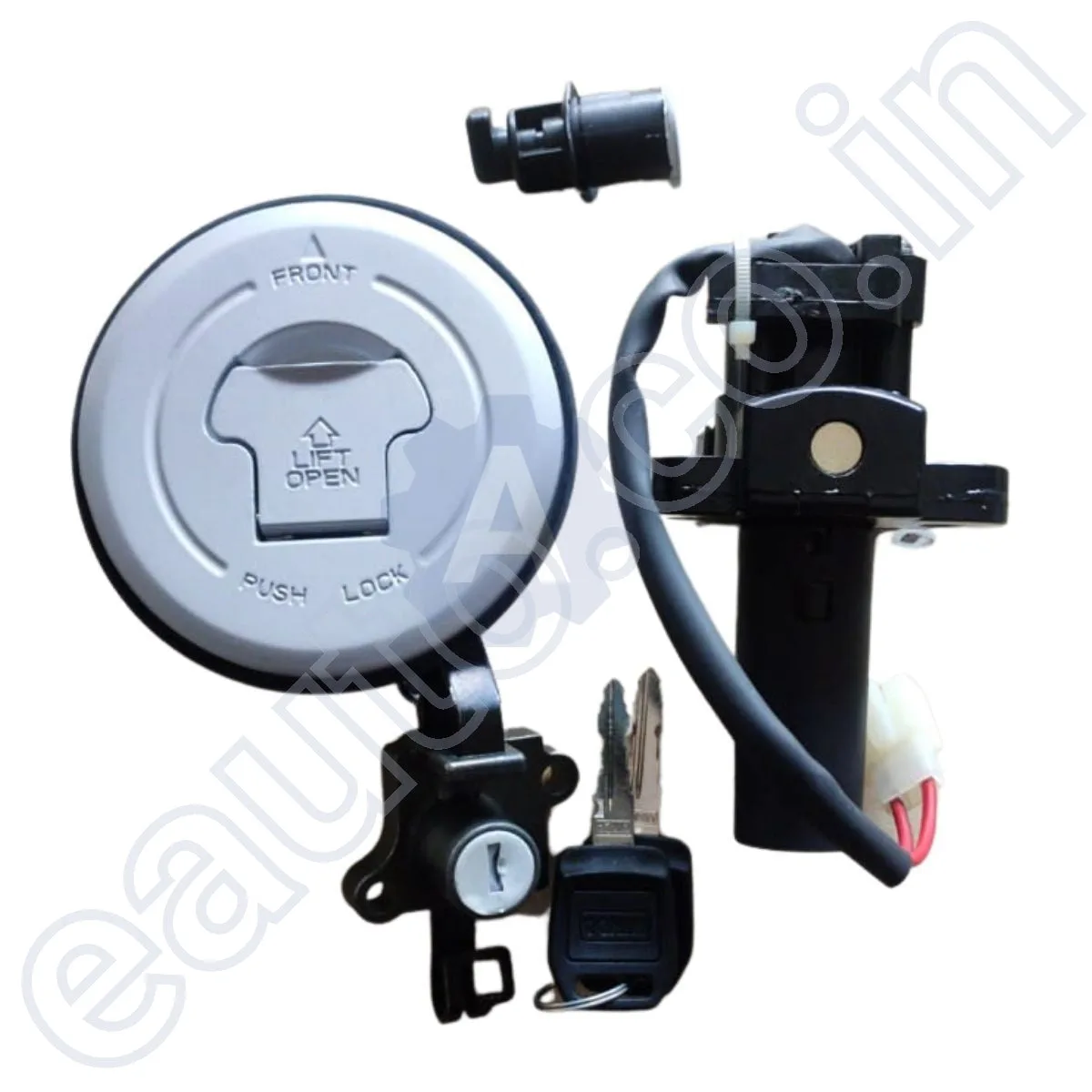 MINDA Lock Set for Hero Glamour New Model Self Start | 2 PIN 3