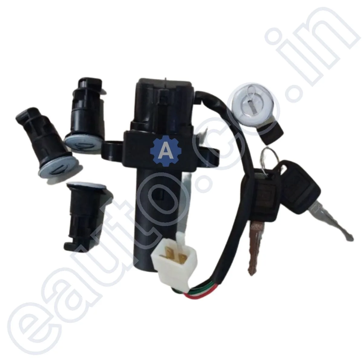 MINDA Lock Set for Hero Splendor (Set of 5) 2