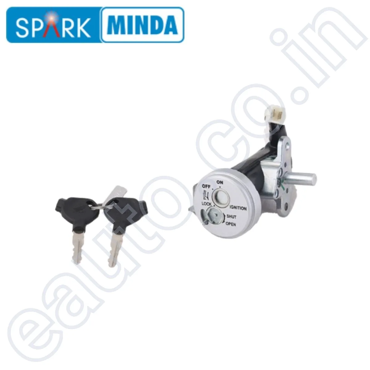 MINDA Lock Set (For Honda Activa 3G/ 4G/ Activa i/ Activa HET) 2