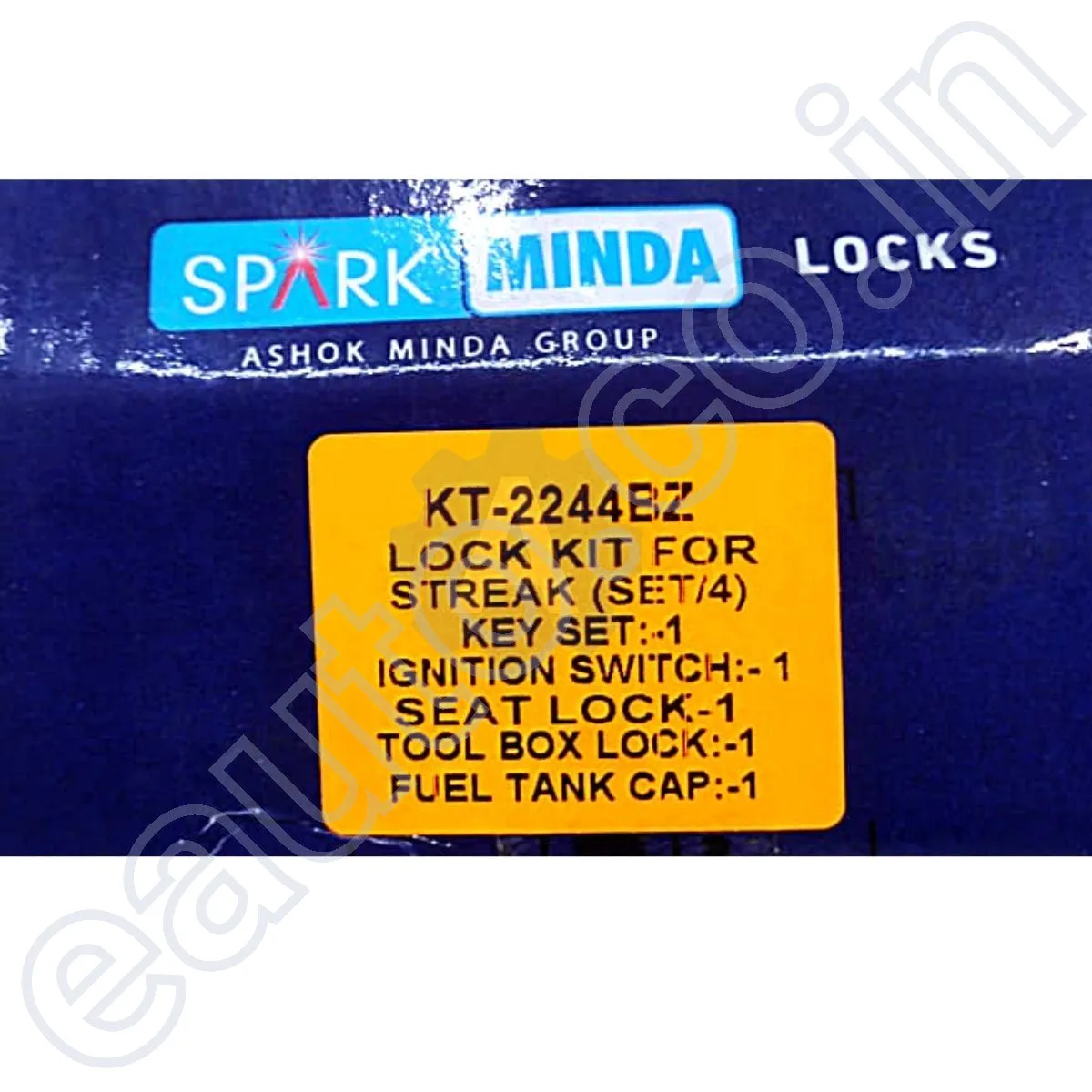MINDA Lock Set (For TVS Streak) 2