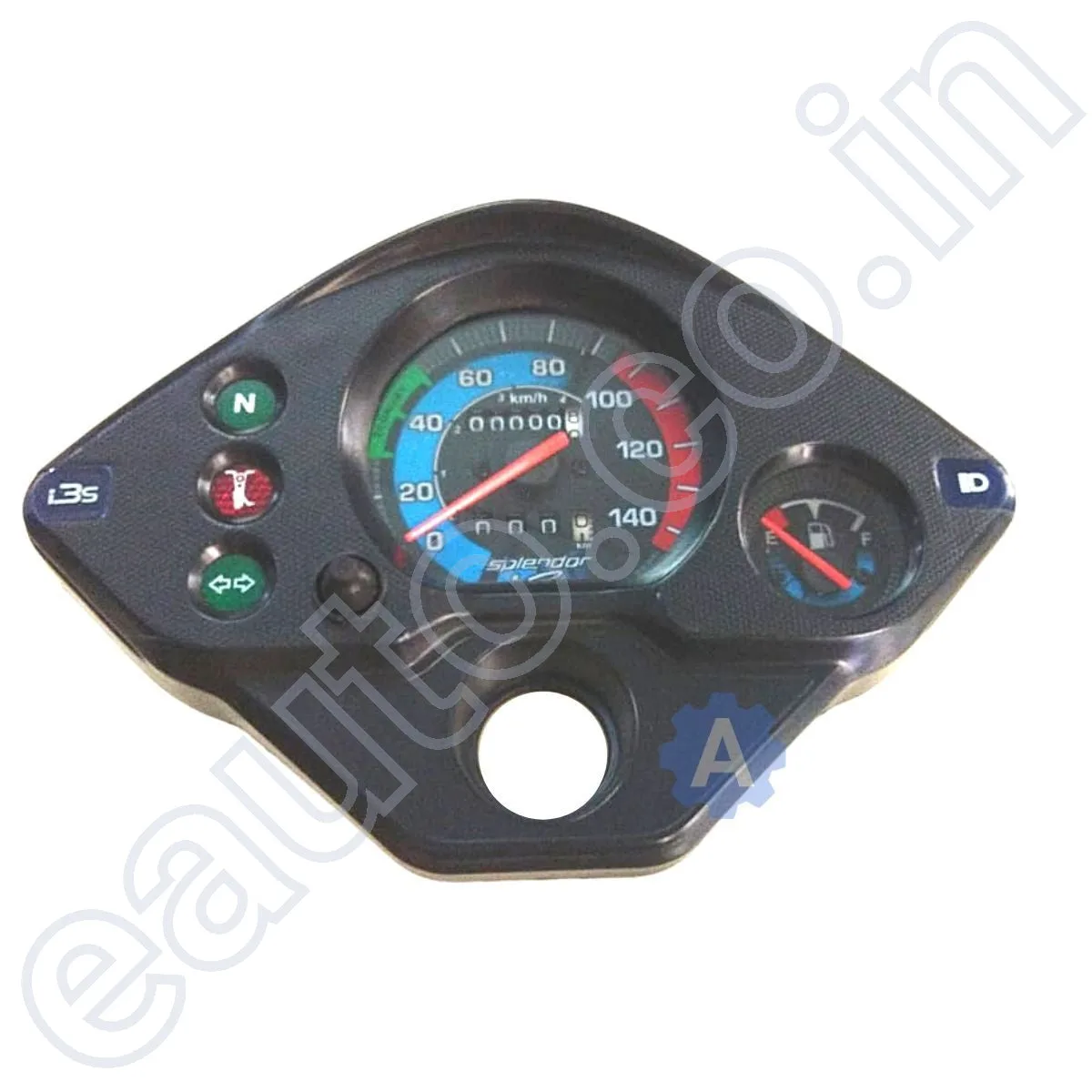 MUKUT Analog Speedometer for Hero Splendor iSmart i3s 2