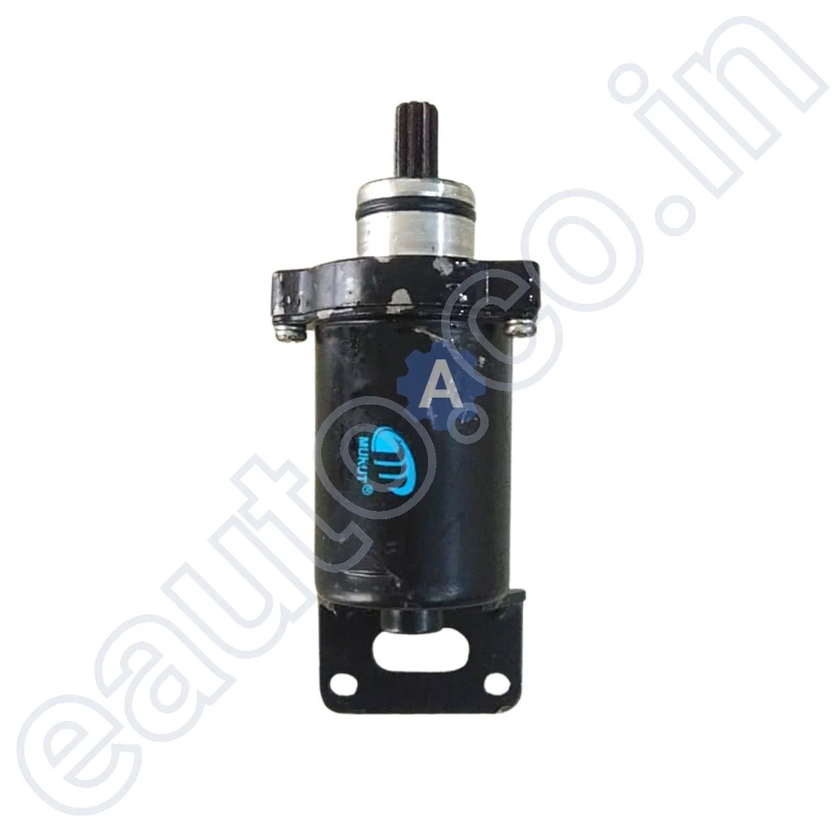 MUKUT Starter Motor for Yamaha FZ Old | FZ V1 | Fazer V1 | Ray Old | Fascino Old | Alfa | Black With Clamp (Self Motor) 2