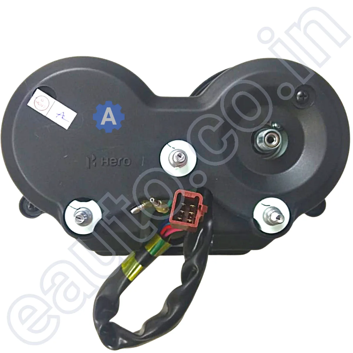 PRICOL Analog Speedometer for Hero HF Deluxe New Model with Side Stand | Black Dial 2