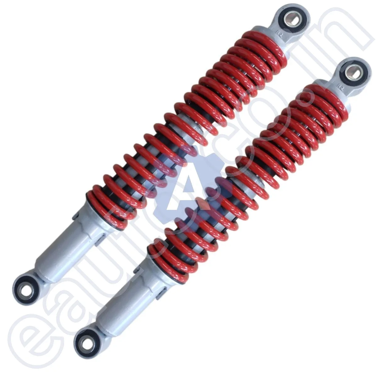 Rear Shock Absorber for Hero Glamour | Passion | Passion Plus | Passion Pro | Set of 2 | RED 2
