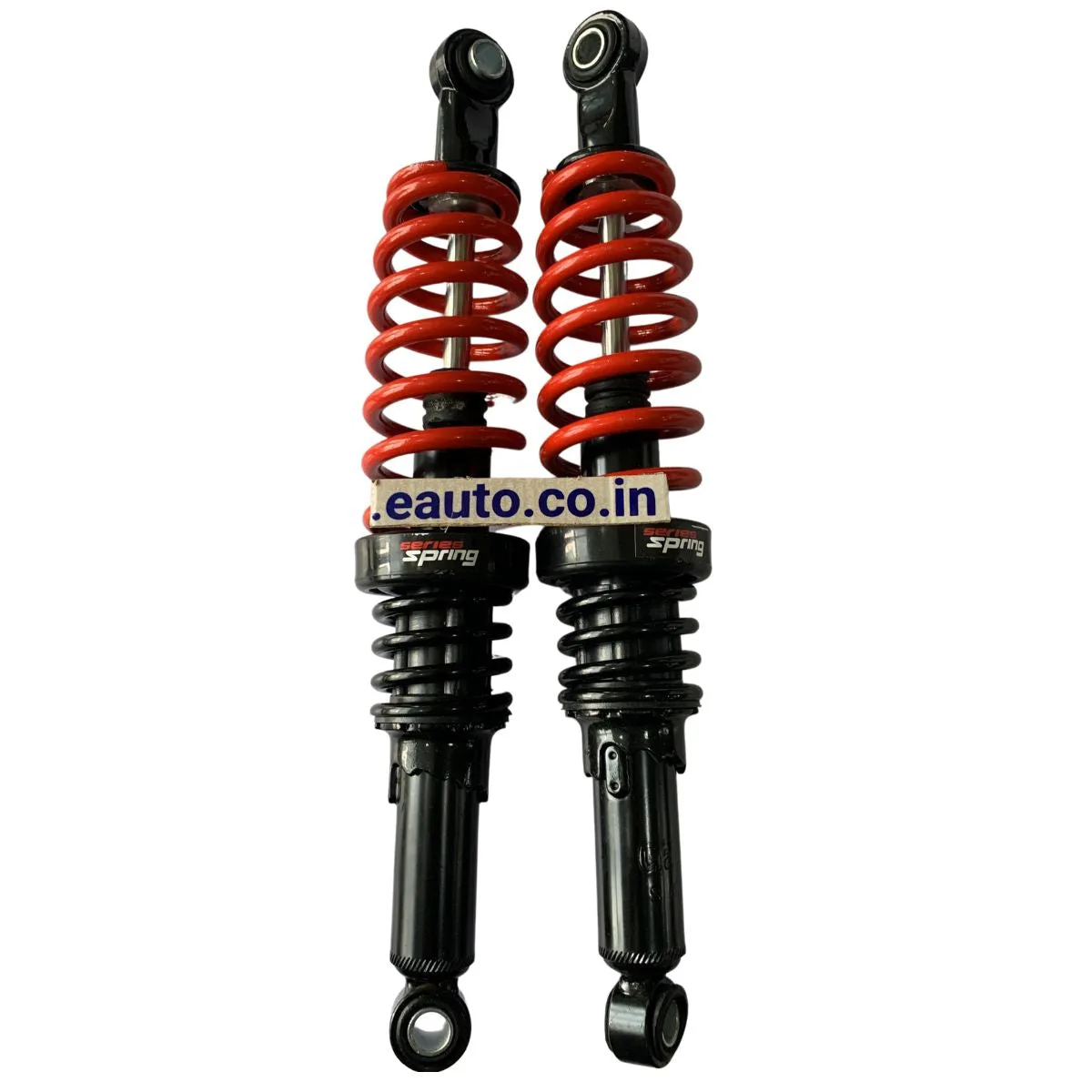 Rear Shock Absorber for TVS Phoenix | Set of 2 | Red & Black Colour
