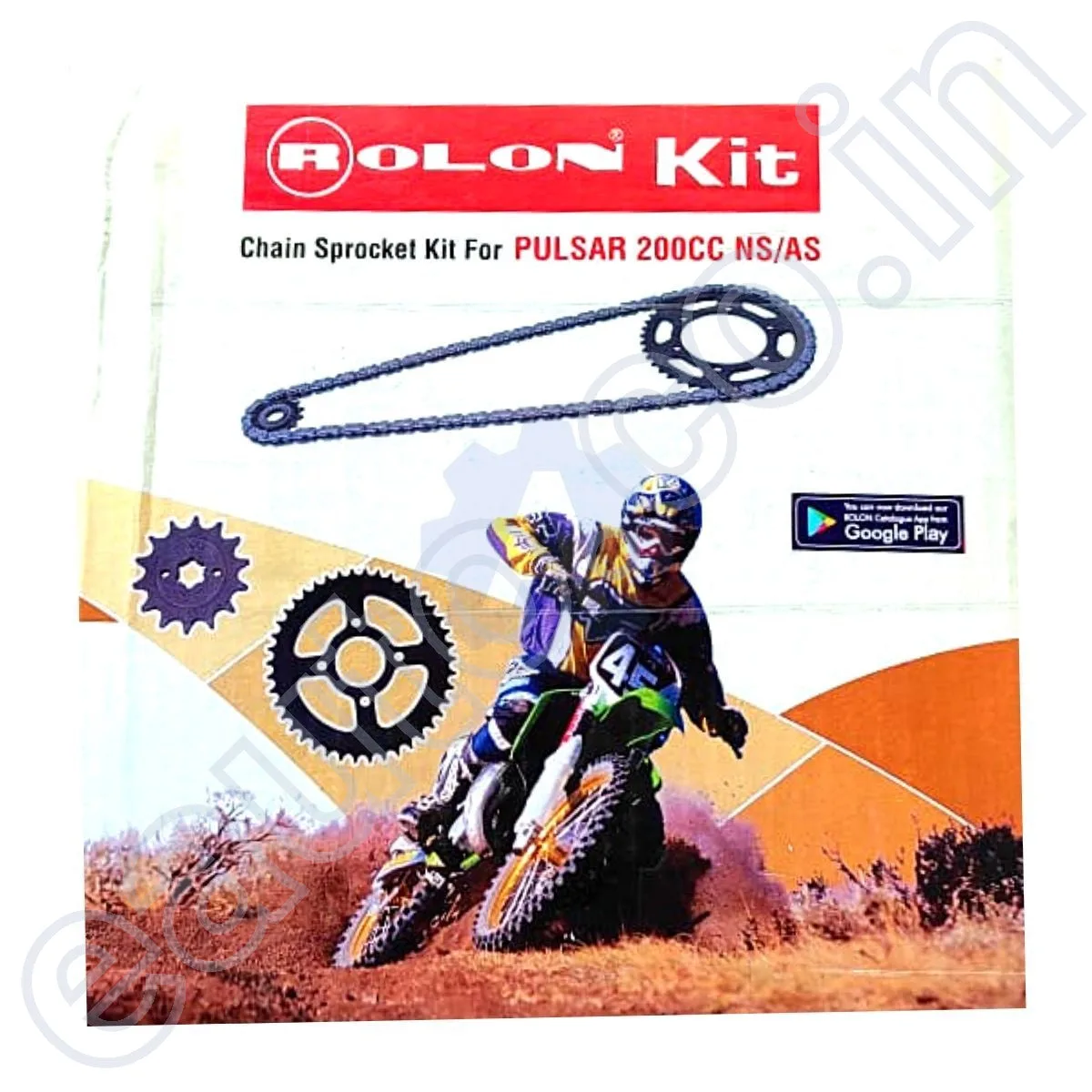 ROLON Chain Sprocket Kit (For Bajaj Pulsar 200 NS/ 200 AS) 3