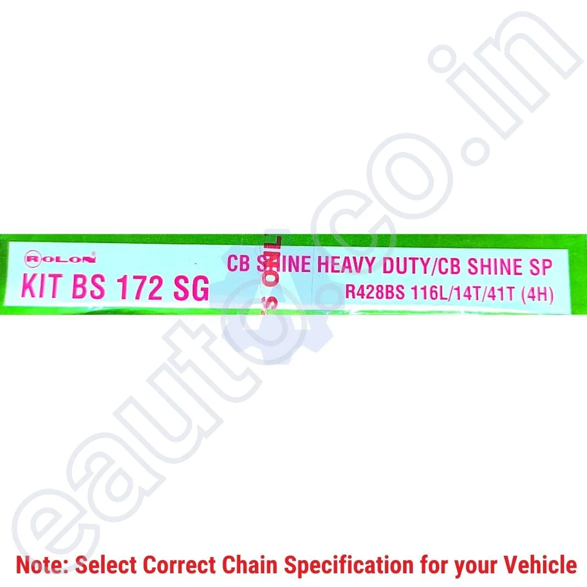 ROLON Chain Sprocket Kit (For Honda CB Shine Heavy Duty/ CB Shine SP/ Shine Old) 2