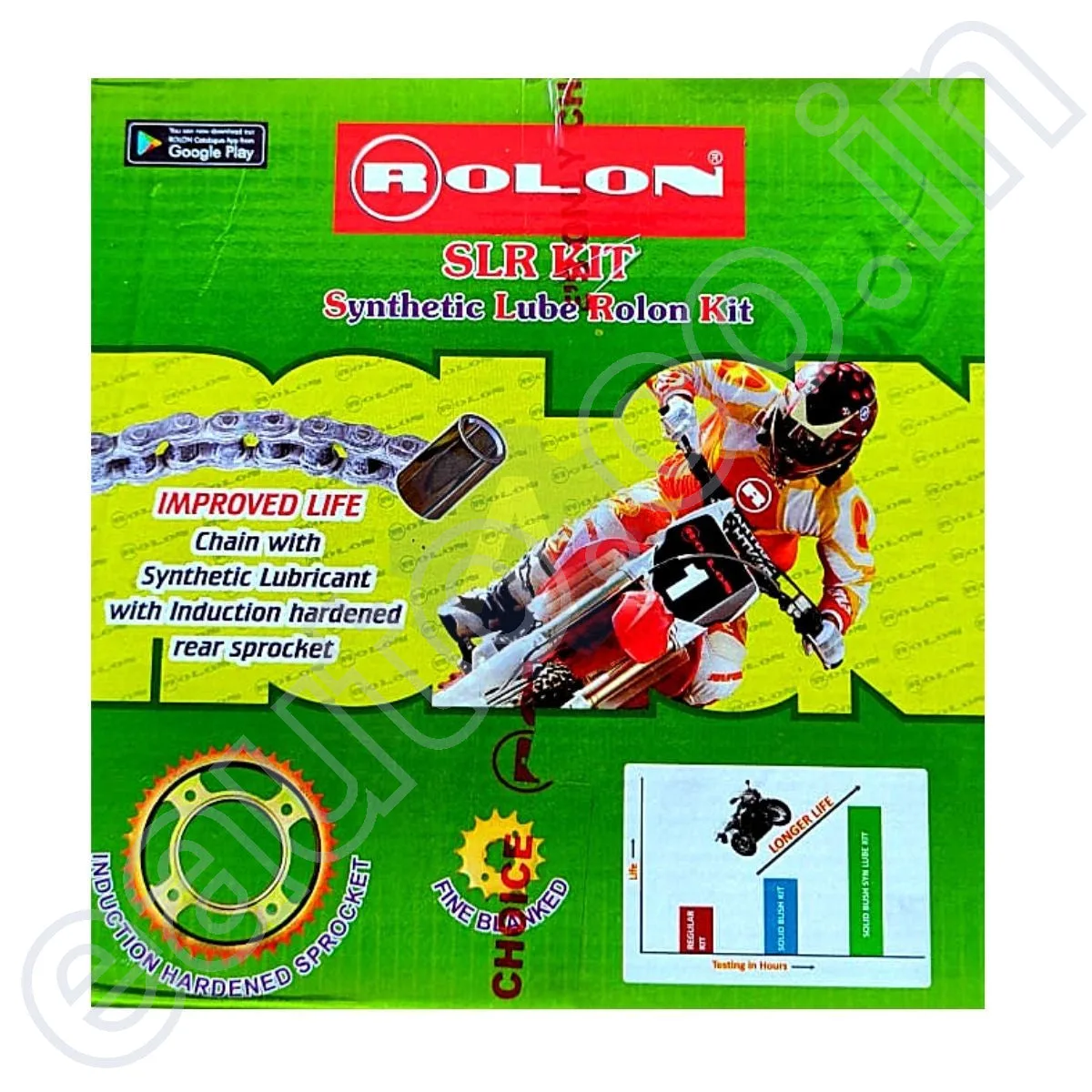 ROLON Chain Sprocket Kit (For Honda CB Shine Heavy Duty/ CB Shine SP/ Shine Old) 3