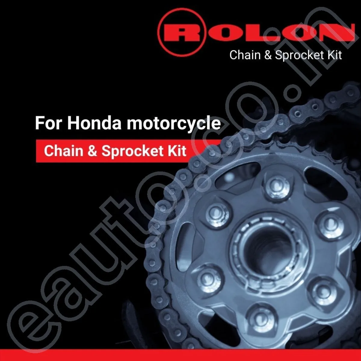 ROLON Chain & Sprocket Kit for Honda CB Trigger 150 (4Hole|42L-15T-126L) 2