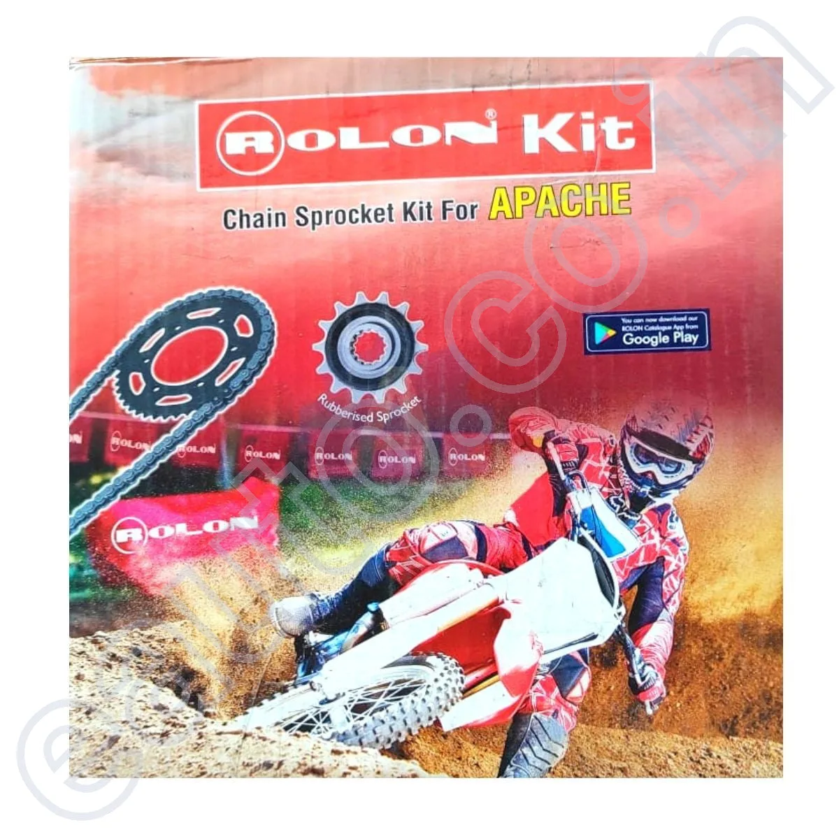 ROLON Chain Sprocket Kit (For TVS Apache RTR 180CC) 3