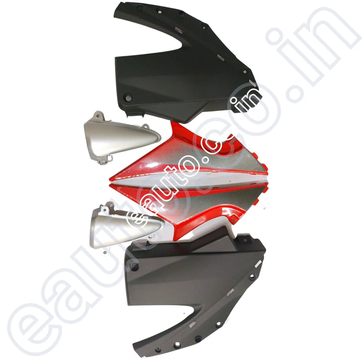 Side Panel for Hero CBZ Xtreme Type 2 | Set of 2 | Red 2