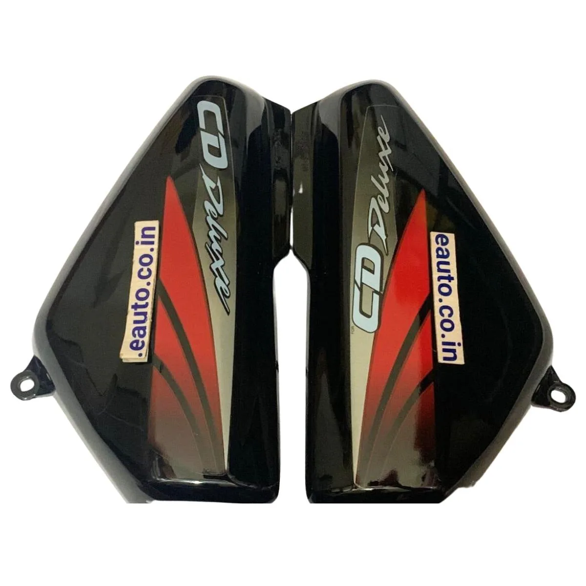 Side Panel for Hero CD 100 Deluxe | 2008 Model | Type2 Sticker | Black & Red Colour