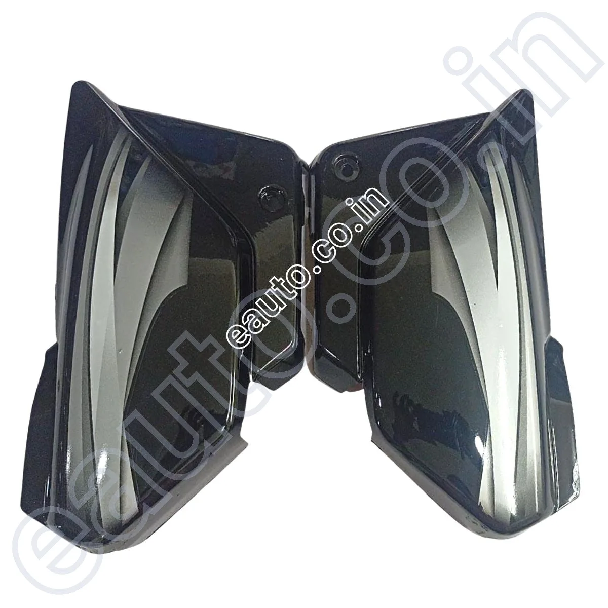 Side Panel for Hero Splendor | 2019 Model | Black & Silver 2