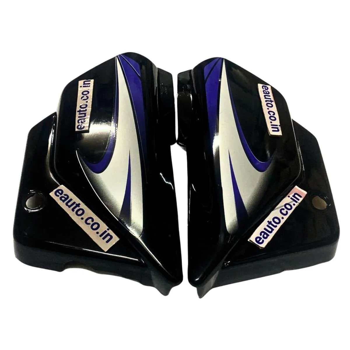 Side Panel for Hero Splendor | Alloy Wheel | Black & Blue Colour