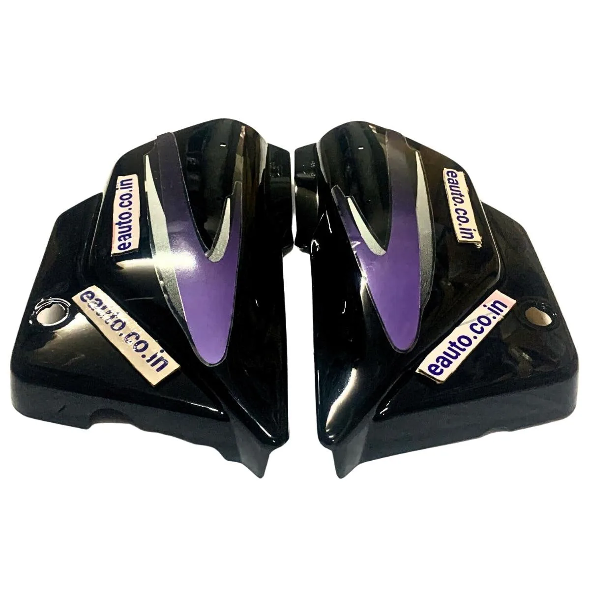 Side Panel for Hero Splendor | New Model | Y2k Black & Purple Colour