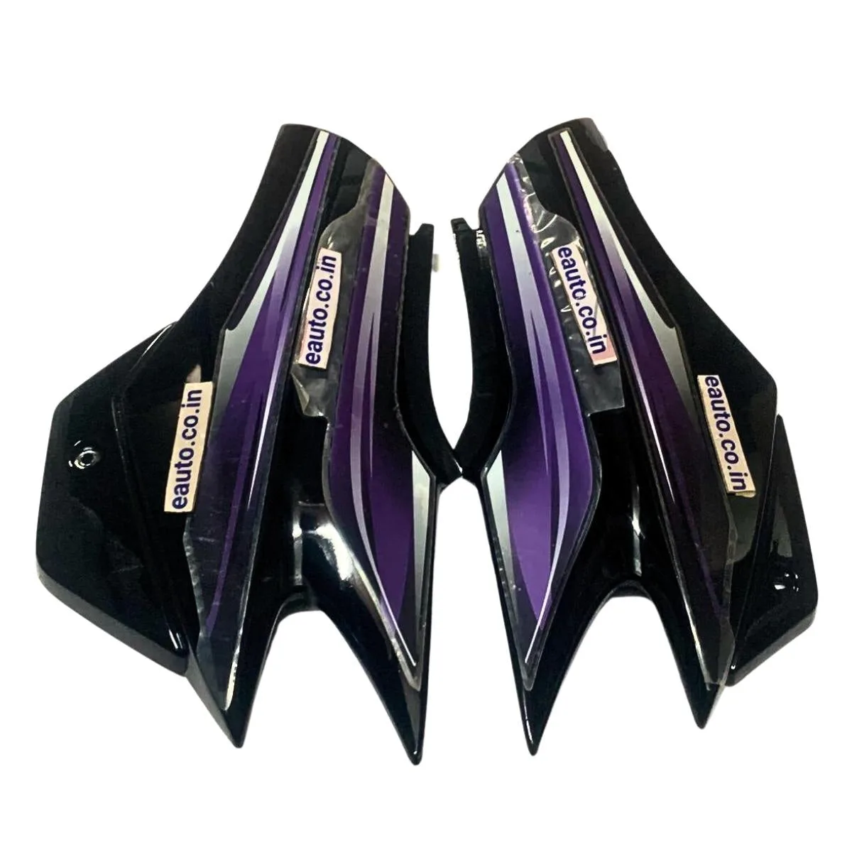 Side Panel for Hero Super Splendor | Type 2 | Type 4 Sticker | Black & Blue Colour