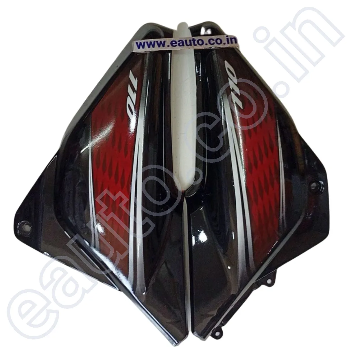 Side Panel for Honda Dream Neo | Type 2 | Black & Red 2